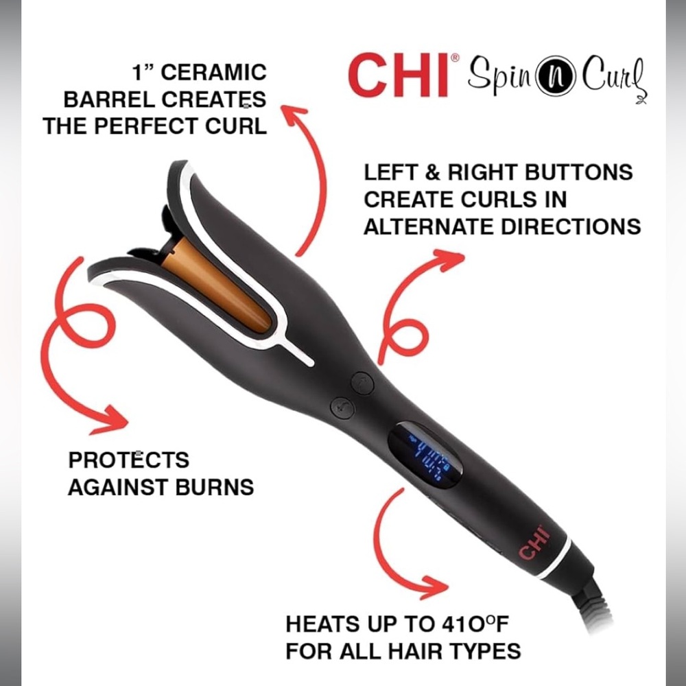 CHI Spin N Curl in Onyx Black